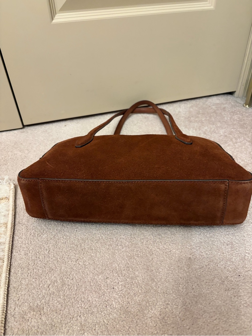 Madewell Brown Suede Shoulder Bag - Picture 3 of 6